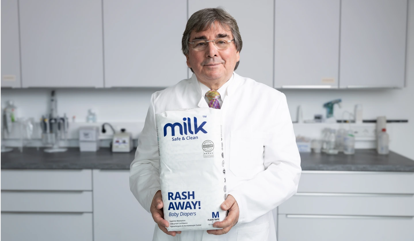 Globally Certified for Safety: MILK™ Baby Diapers Pass the World’s Toughest, Prestigious Clinical Tests